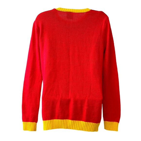 Norther Pole Kawaii Nutcracker Squirrel Ugly Christmas Sweater Size XS - Picture 3 of 5